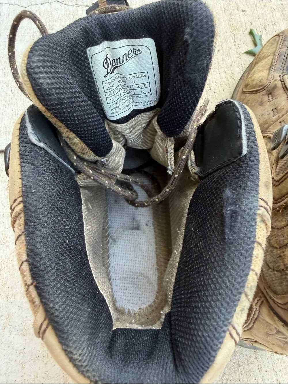 Danner Blade GTX 42260 Mossy Oak Brush Hunting Boots Men's Size 10.5 D Gore-Tex